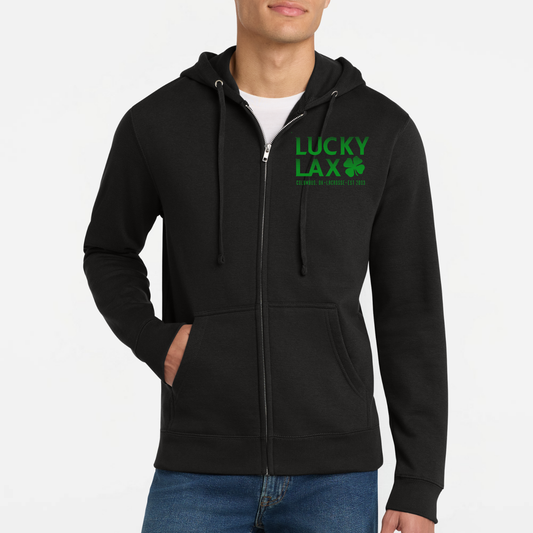 LuckyLax: Full-Zip Hooded Sweatshirt