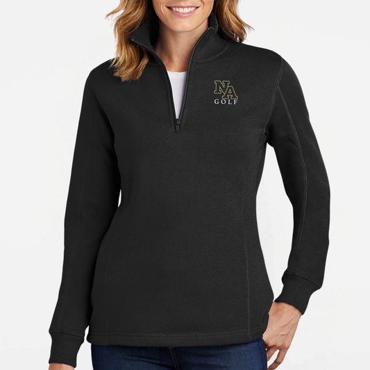 NAGolf: Embroidered, Women's Quarter-Zip Sweatshirt