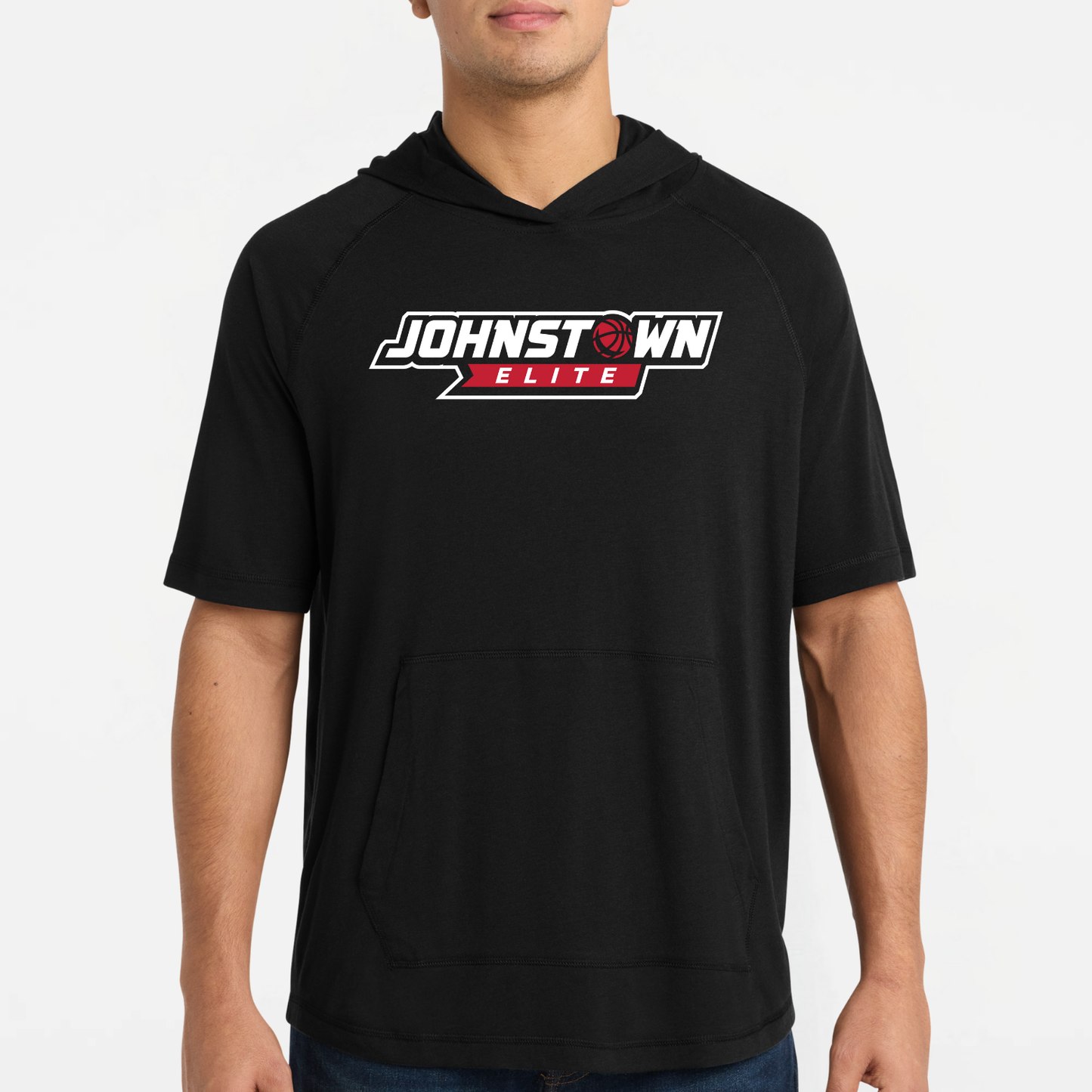 JEB: Johnstown Elite Basketball Short Sleeve, Hooded Triblend Tech T-Shirt