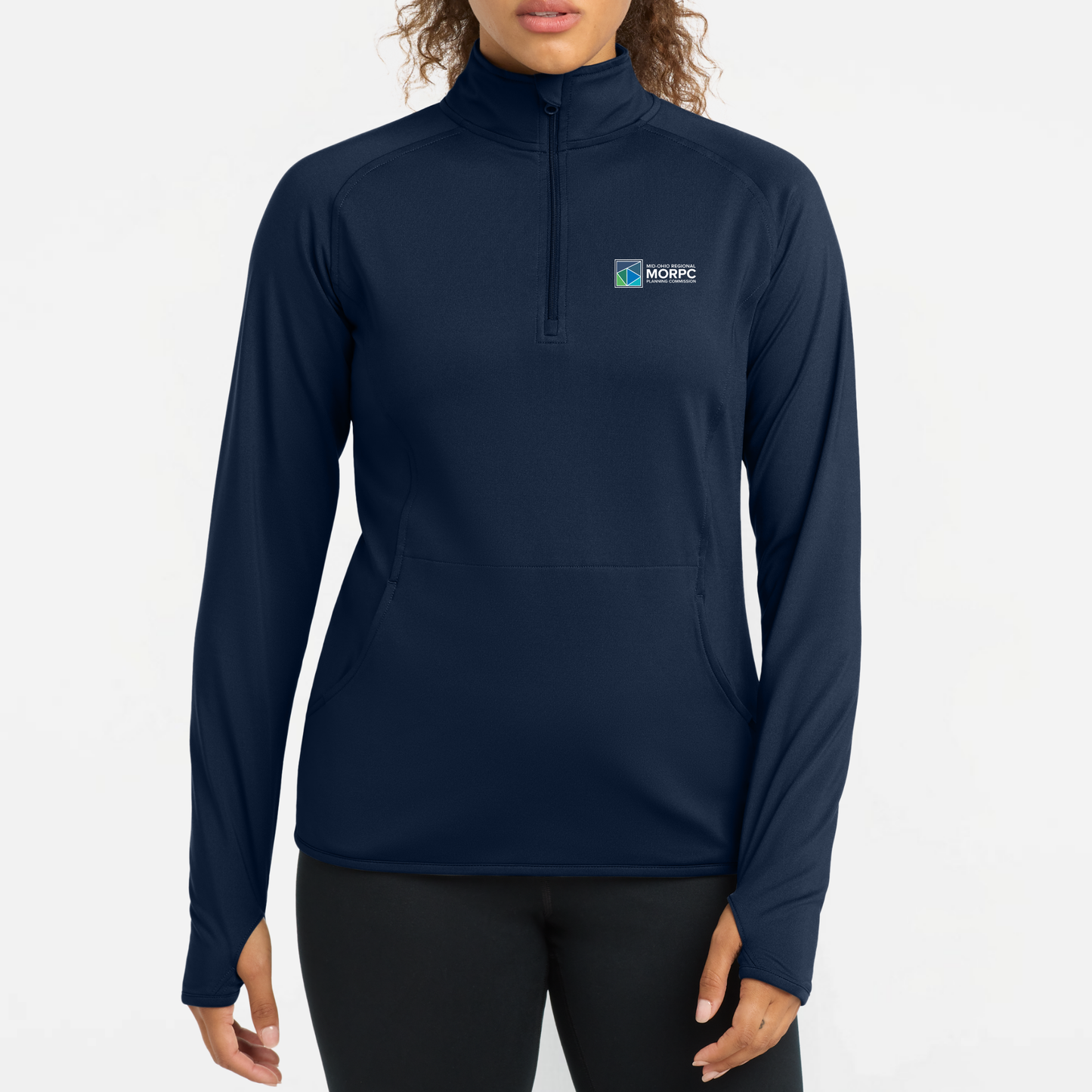 MORPC: Women's Quarter Zip Long Sleeve Stretch Tech Pullover