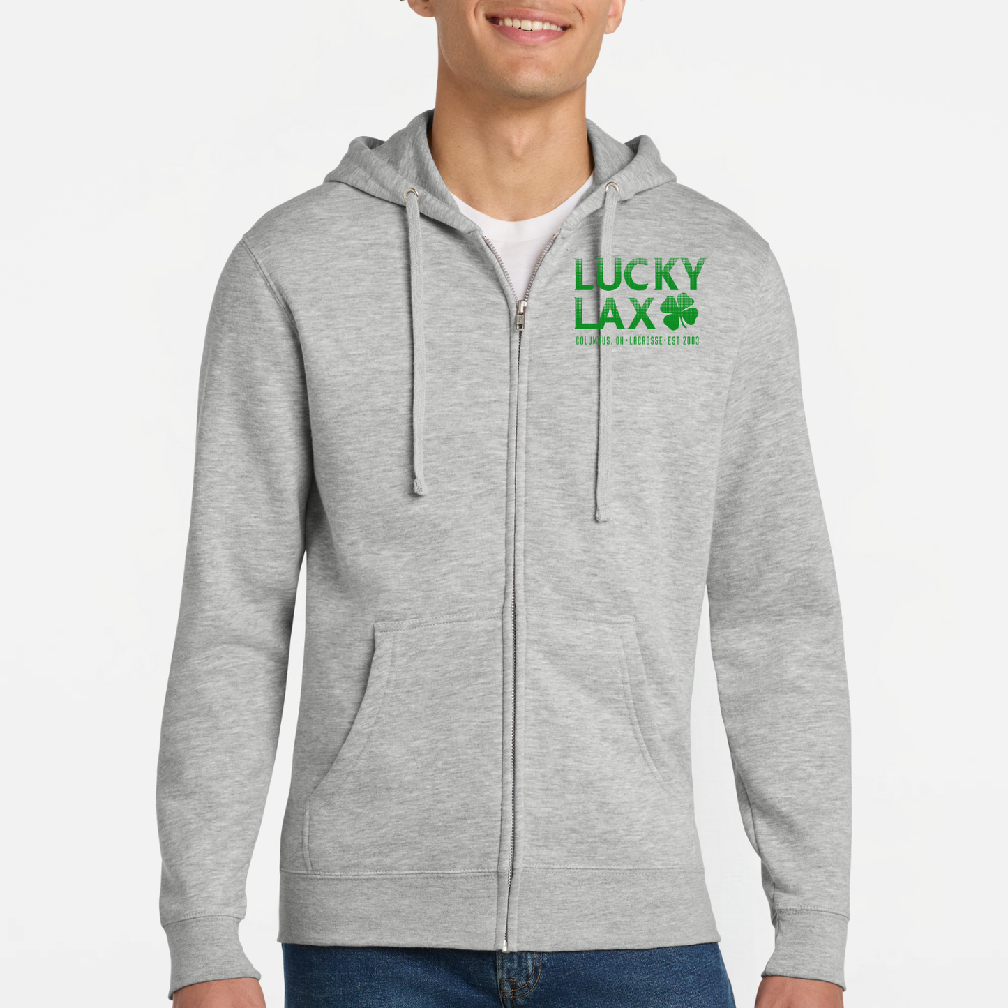 LuckyLax: Full-Zip Hooded Sweatshirt