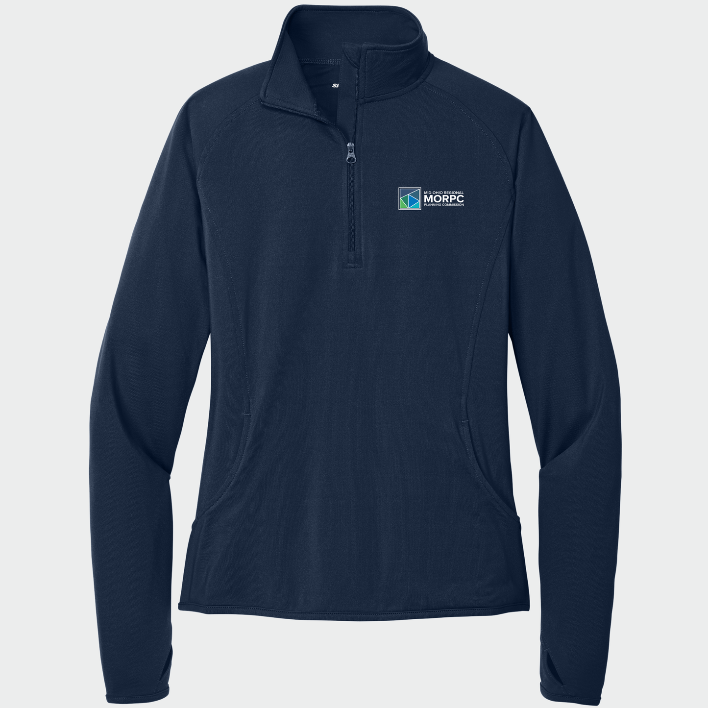 MORPC: Women's Quarter Zip Long Sleeve Stretch Tech Pullover