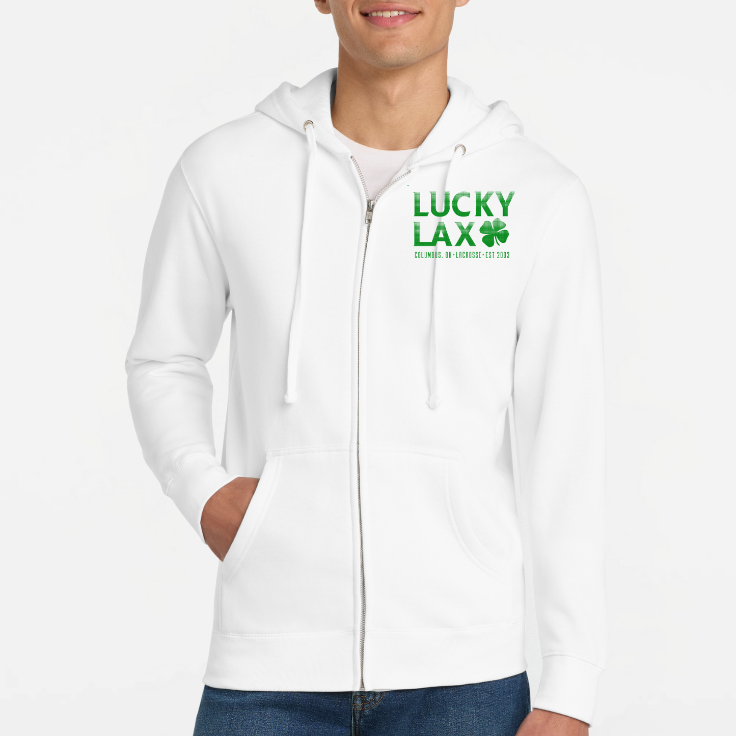 LuckyLax: Full-Zip Hooded Sweatshirt