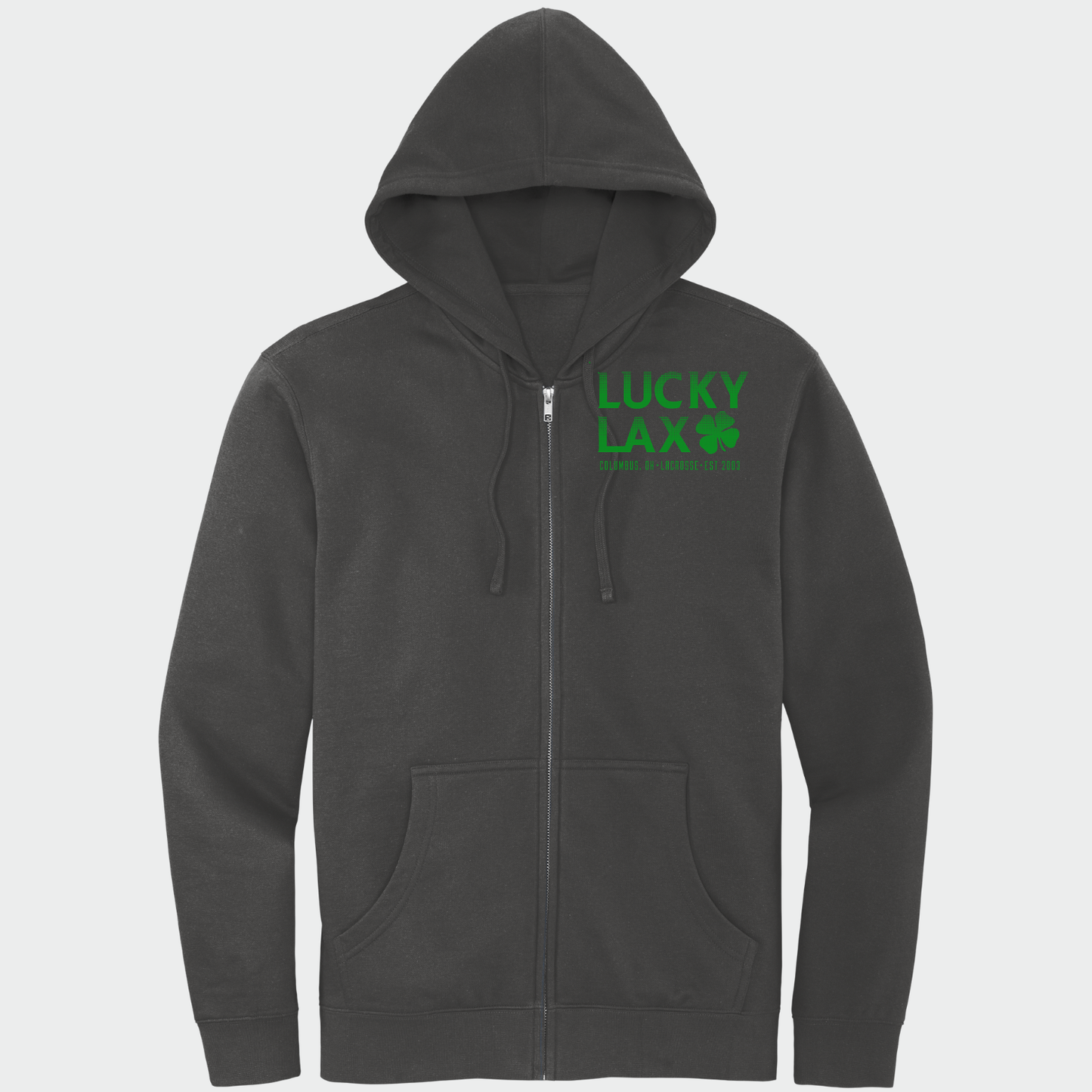 LuckyLax: Full-Zip Hooded Sweatshirt