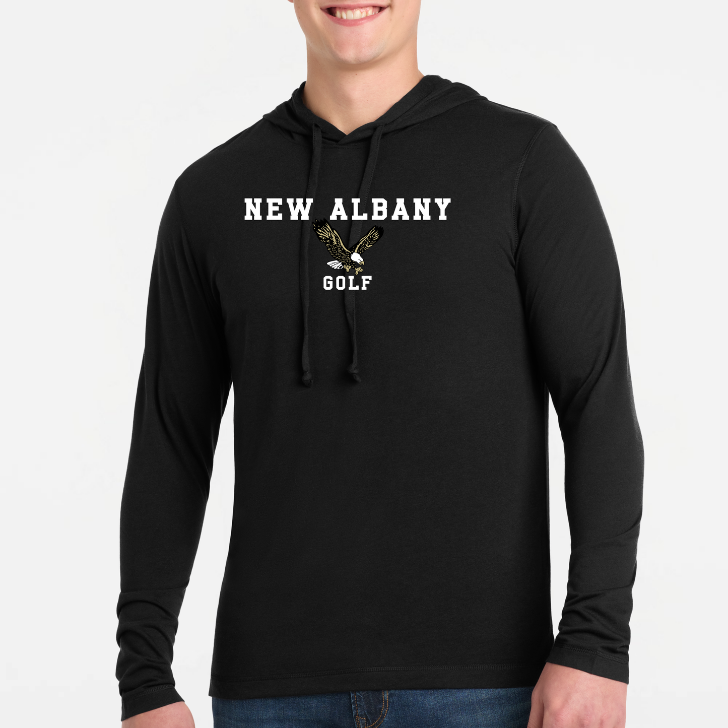 NAGolf: Long Sleeve Triblend Tech Hoodie
