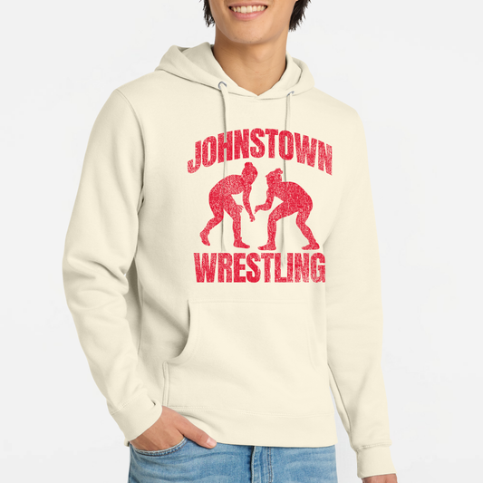 JYAA: Johnstown Wrestling *distressed graphic* Hooded Sweatshirt