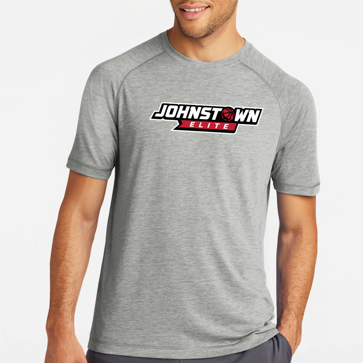JEB: Johnstown Elite Basketball Raglan Triblend Tech T-Shirt