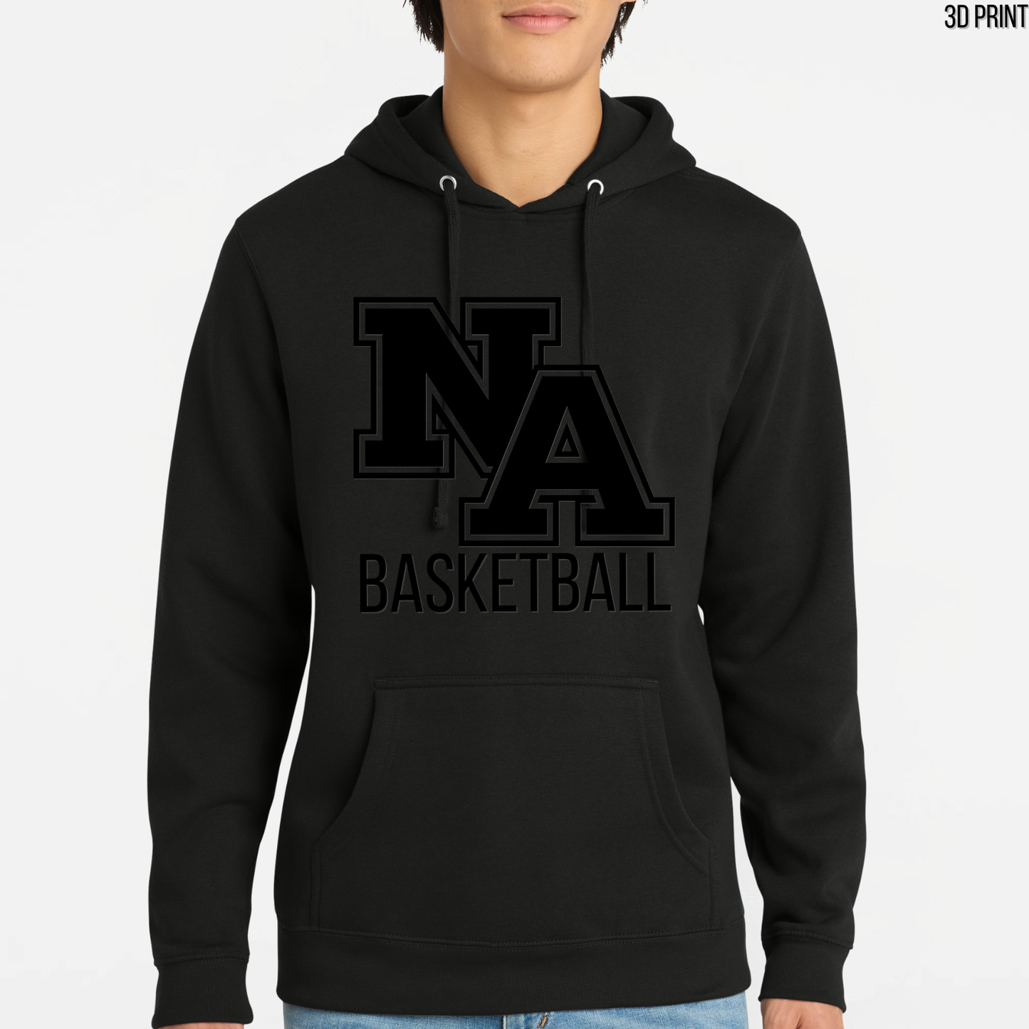 NAGTB: NA Basketball *3D Print* Hooded Sweatshirt