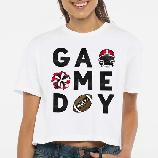 JYAA: Football Game Day Women's Crop Top