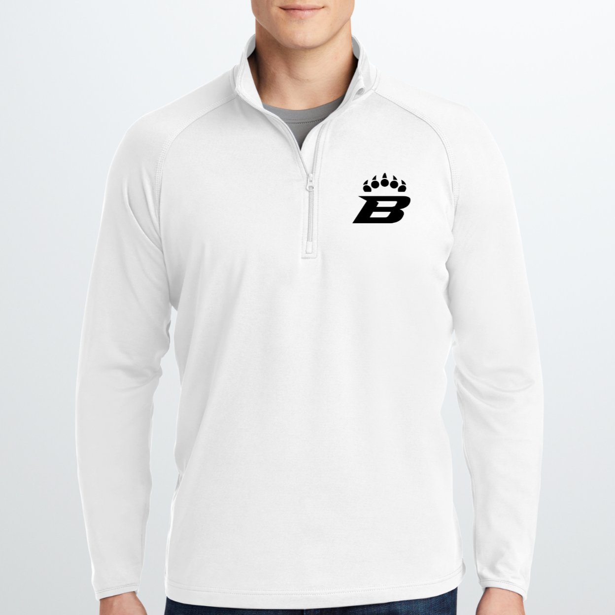 Bruins: Wicking Quarter Zip Pullover