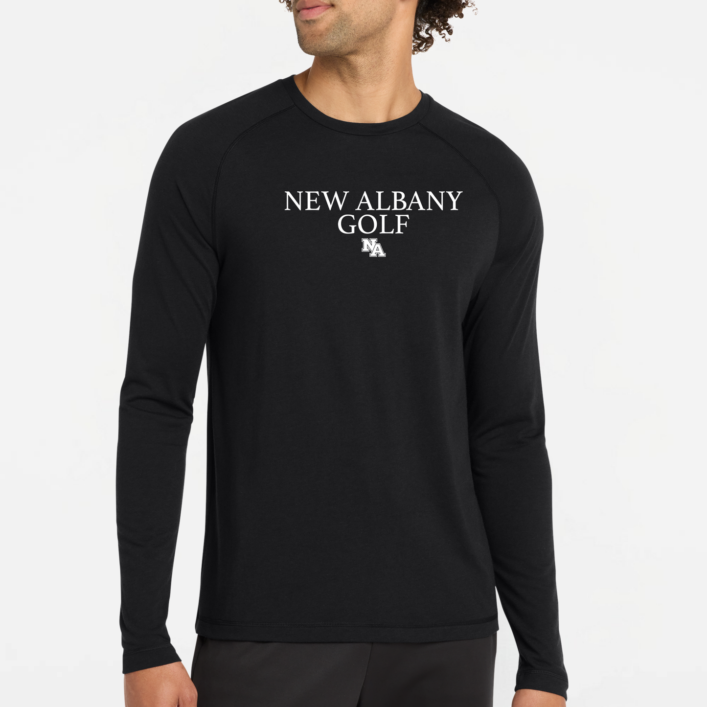 NAGolf: Long Sleeve Triblend Tech Tee