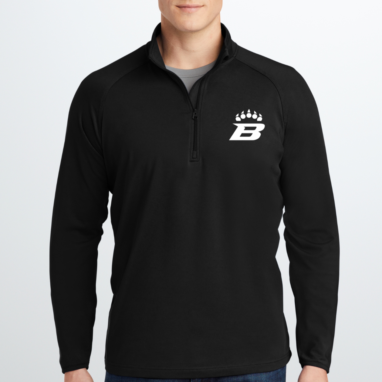 Bruins: Wicking Quarter Zip Pullover