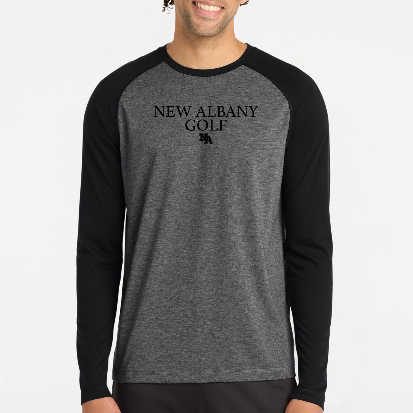 NAGolf: Long Sleeve Triblend Tech Tee
