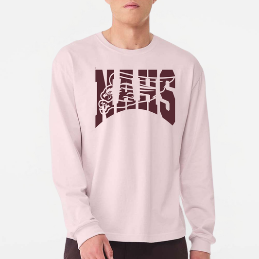 NAPTO: NAHS Eagle Knockout 6oz Heavyweight Long Sleeve T-Shirt