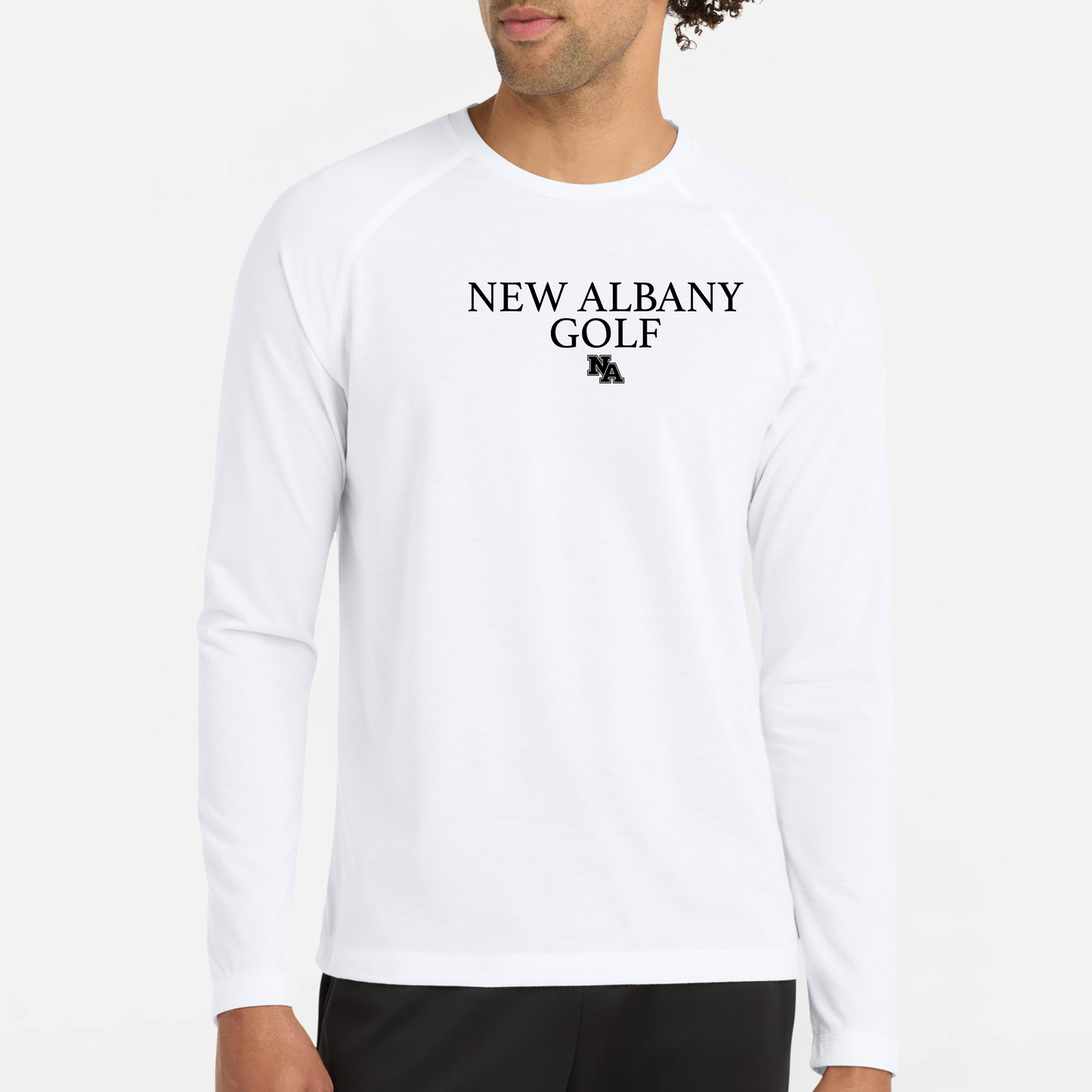 NAGolf: Long Sleeve Triblend Tech Tee