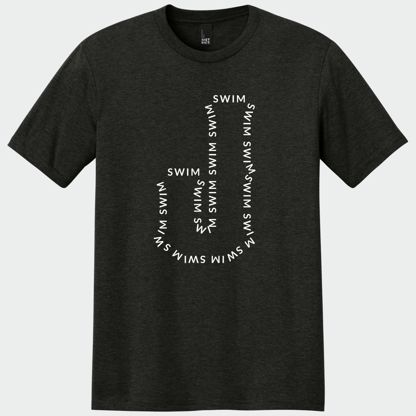 JS: Johnstown Swim Outline Blended T-Shirt