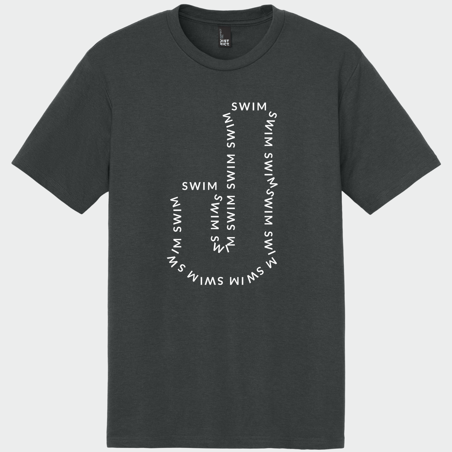 JS: Johnstown Swim Outline Blended T-Shirt