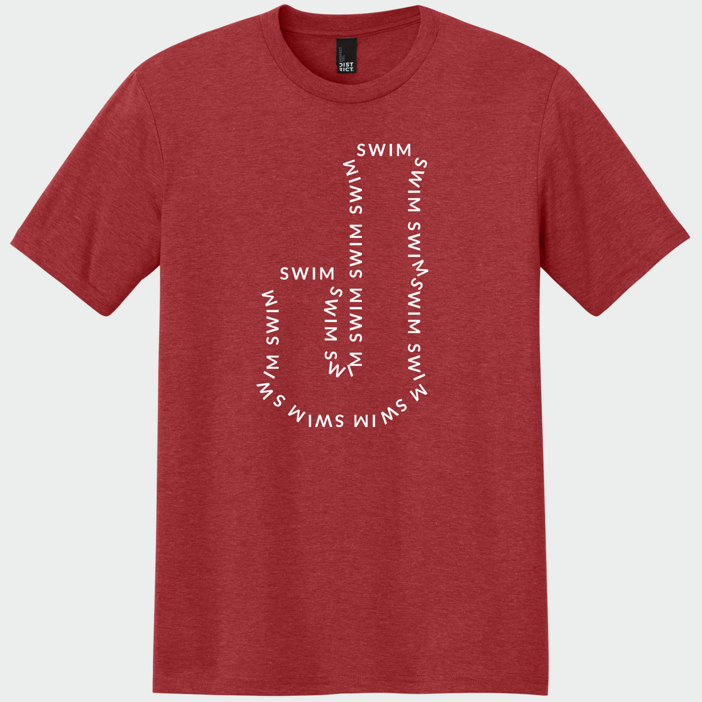 JS: Johnstown Swim Outline Blended T-Shirt