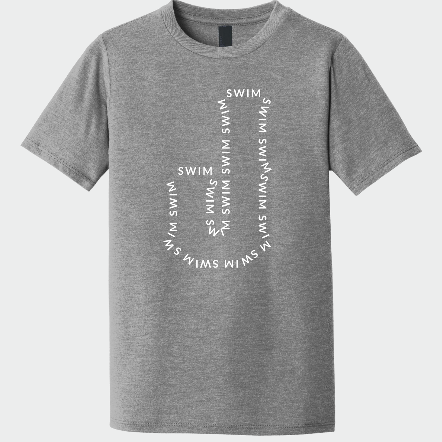 JS: Johnstown Swim Outline Blended T-Shirt