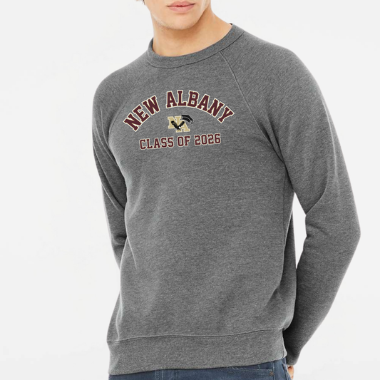 NAPTO: New Albany Class of 20## Sponge Fleece Sweatshirt (NAMS + NAHS)