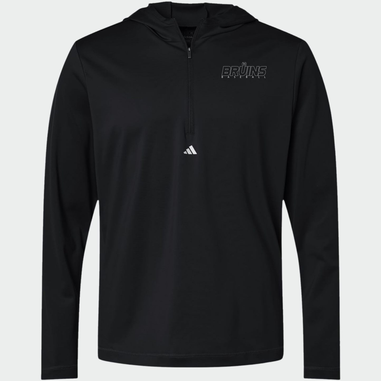 BRUINS: Lightweight Hooded Quarter-Zip Pullover