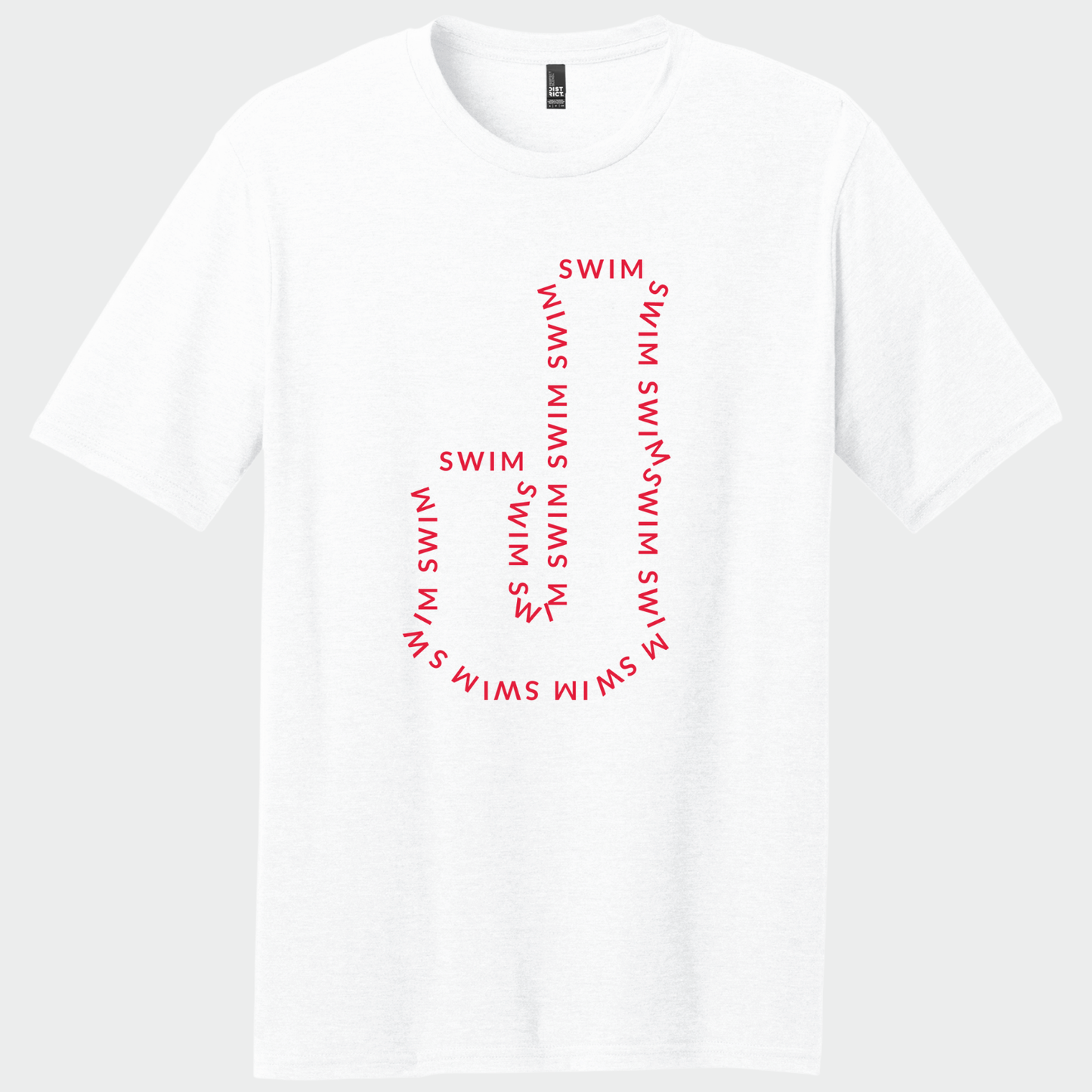 JS: Johnstown Swim Outline Blended T-Shirt