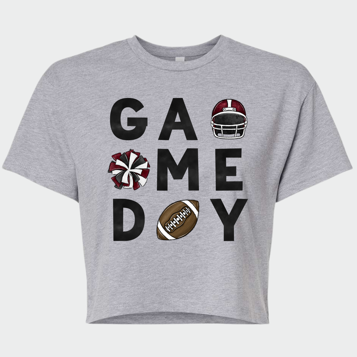 NAYCHEER: Football Game Day Women's Crop Top