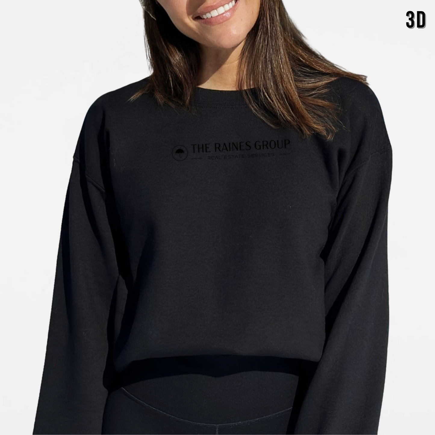 TRG: 3D Monochrome Crew Sweatshirt