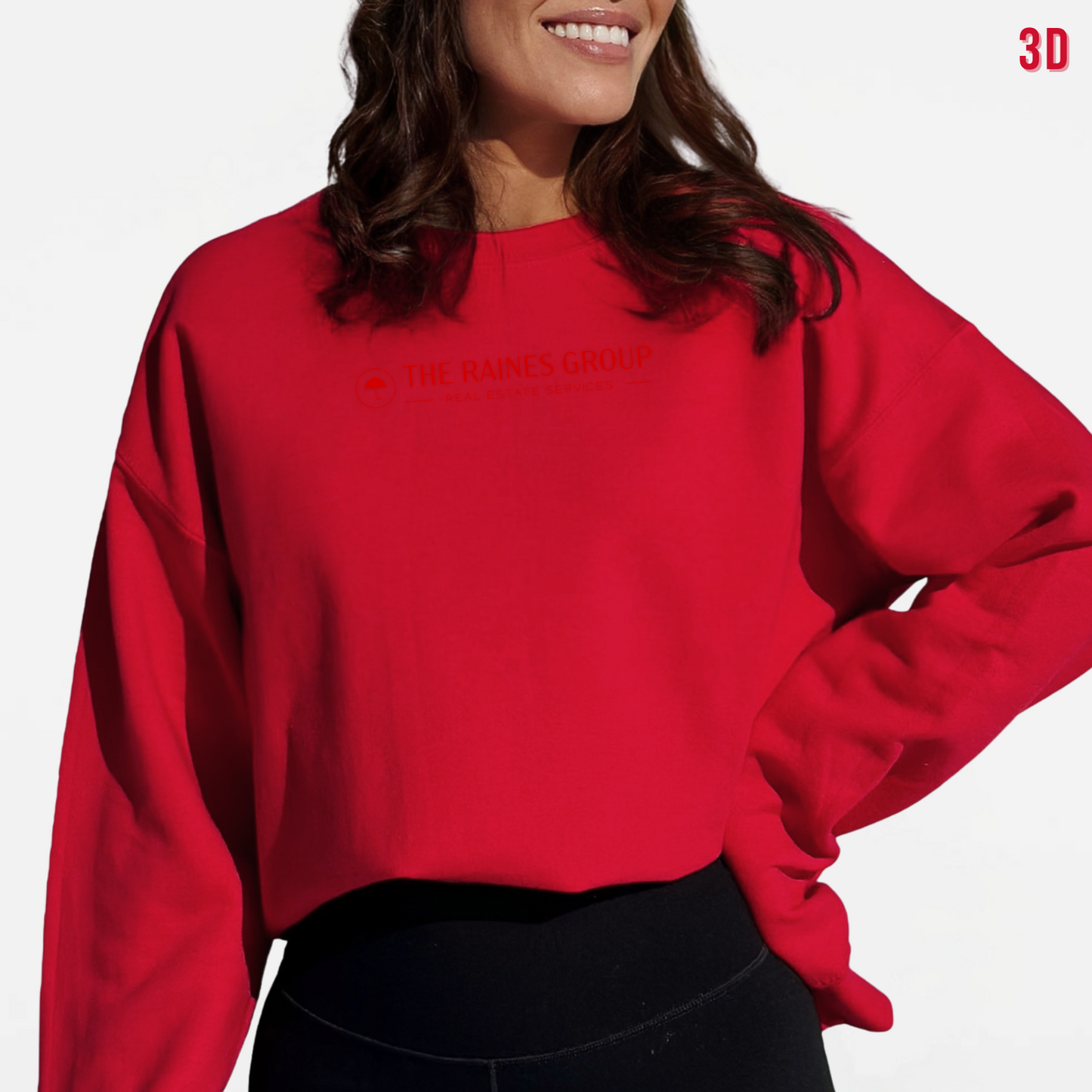 TRG: 3D Monochrome Crew Sweatshirt