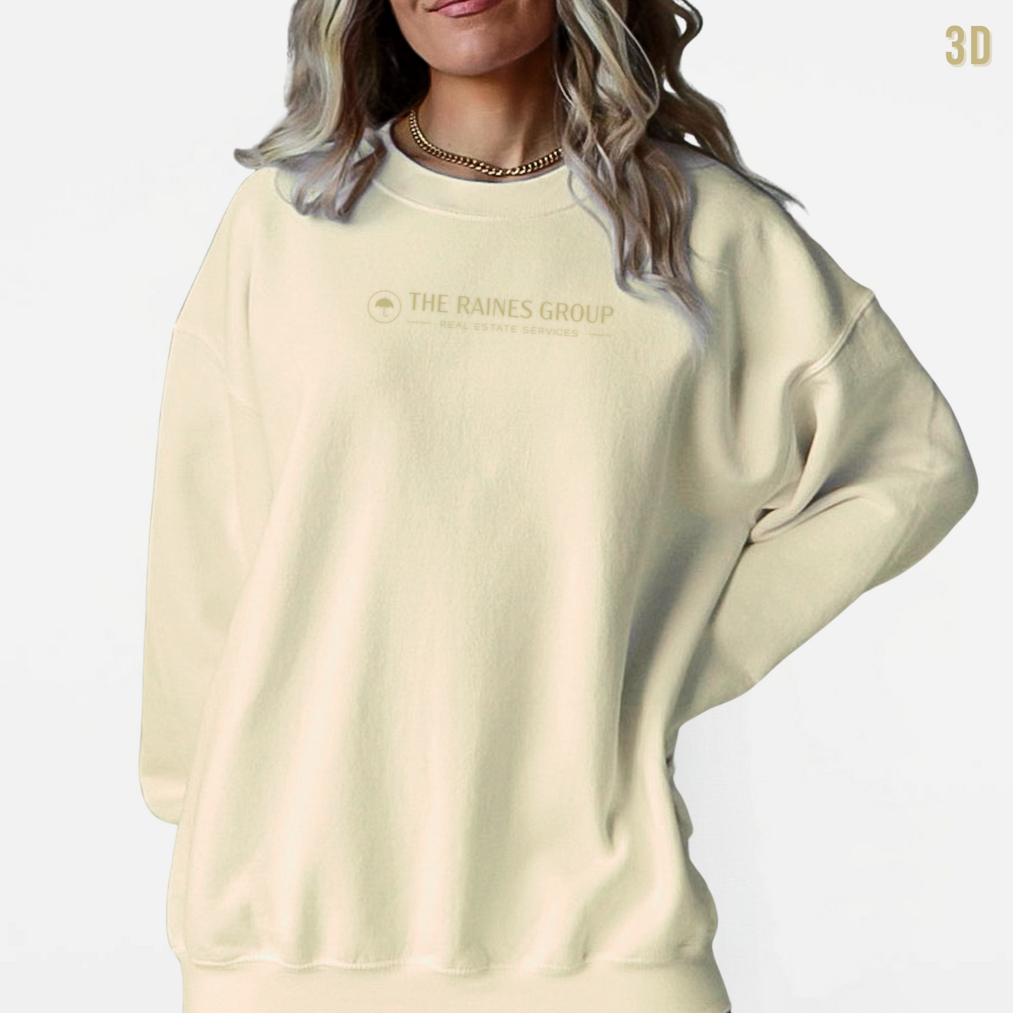 TRG: 3D Monochrome Crew Sweatshirt