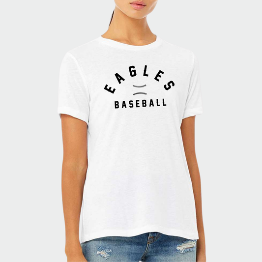 Powell Eagles: Stitched Baseball Women's Triblend Tee