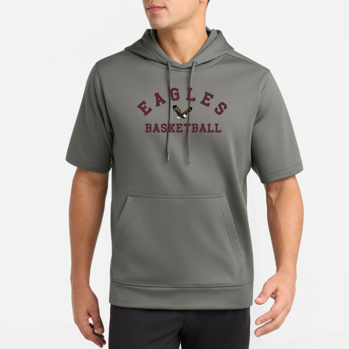 NAGTB: Eagles Basketball, Short Sleeve Tech Fleece Hoodie
