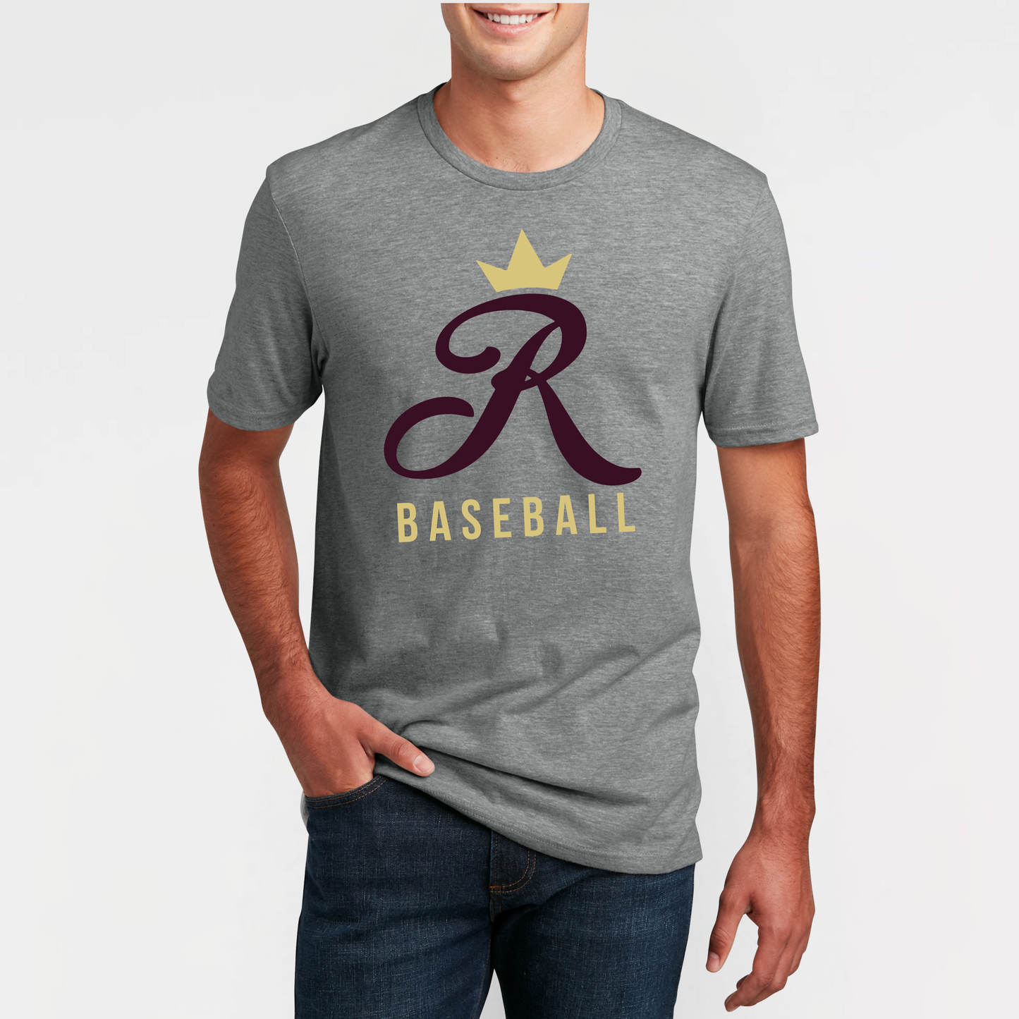 TCR: Crown R Baseball, Triblend tee