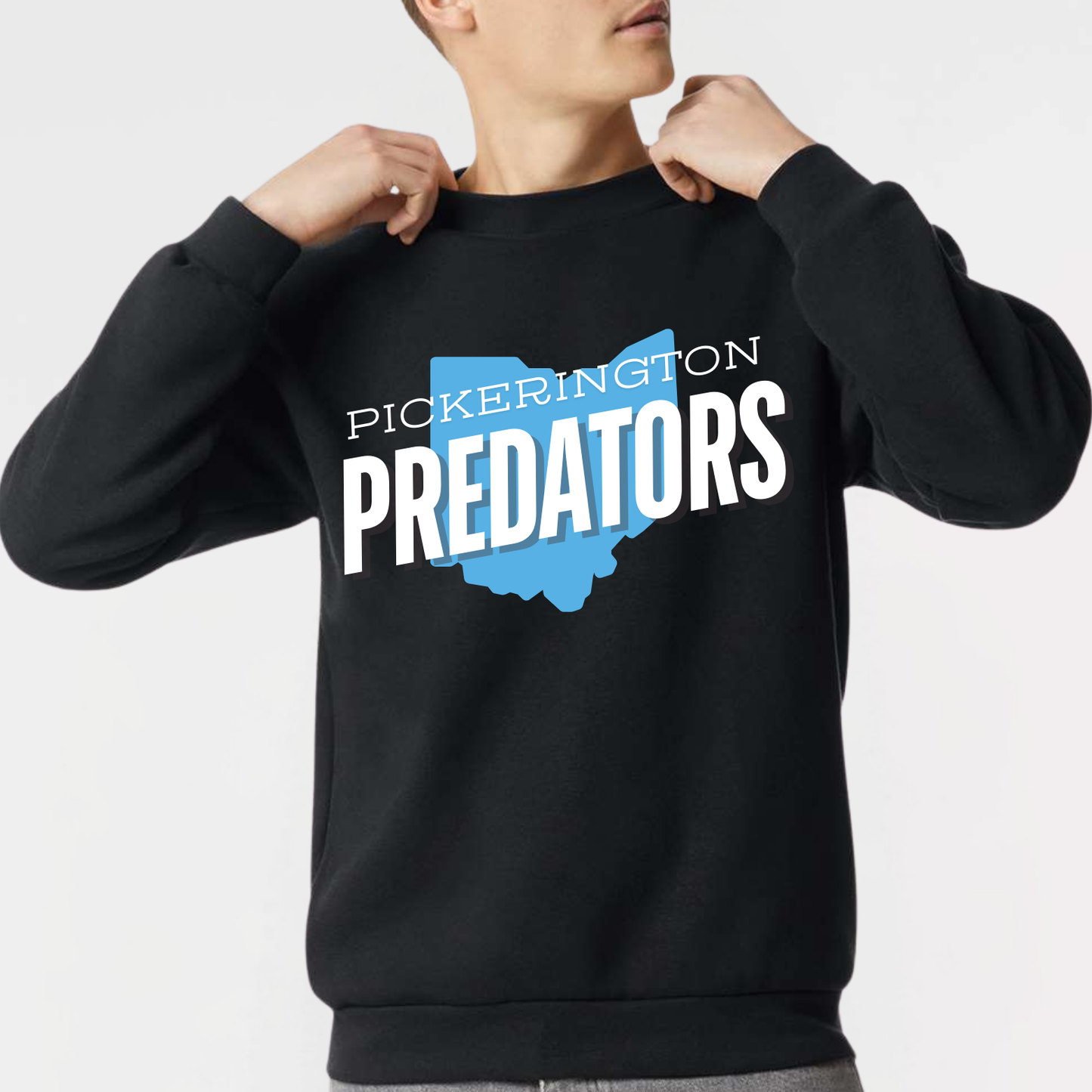 Pick Predators: Ohio Letter Crew Sweatshirt