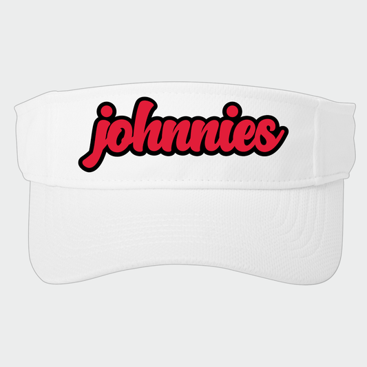 JYAA: Johnnies Chunky Script Sun Visor