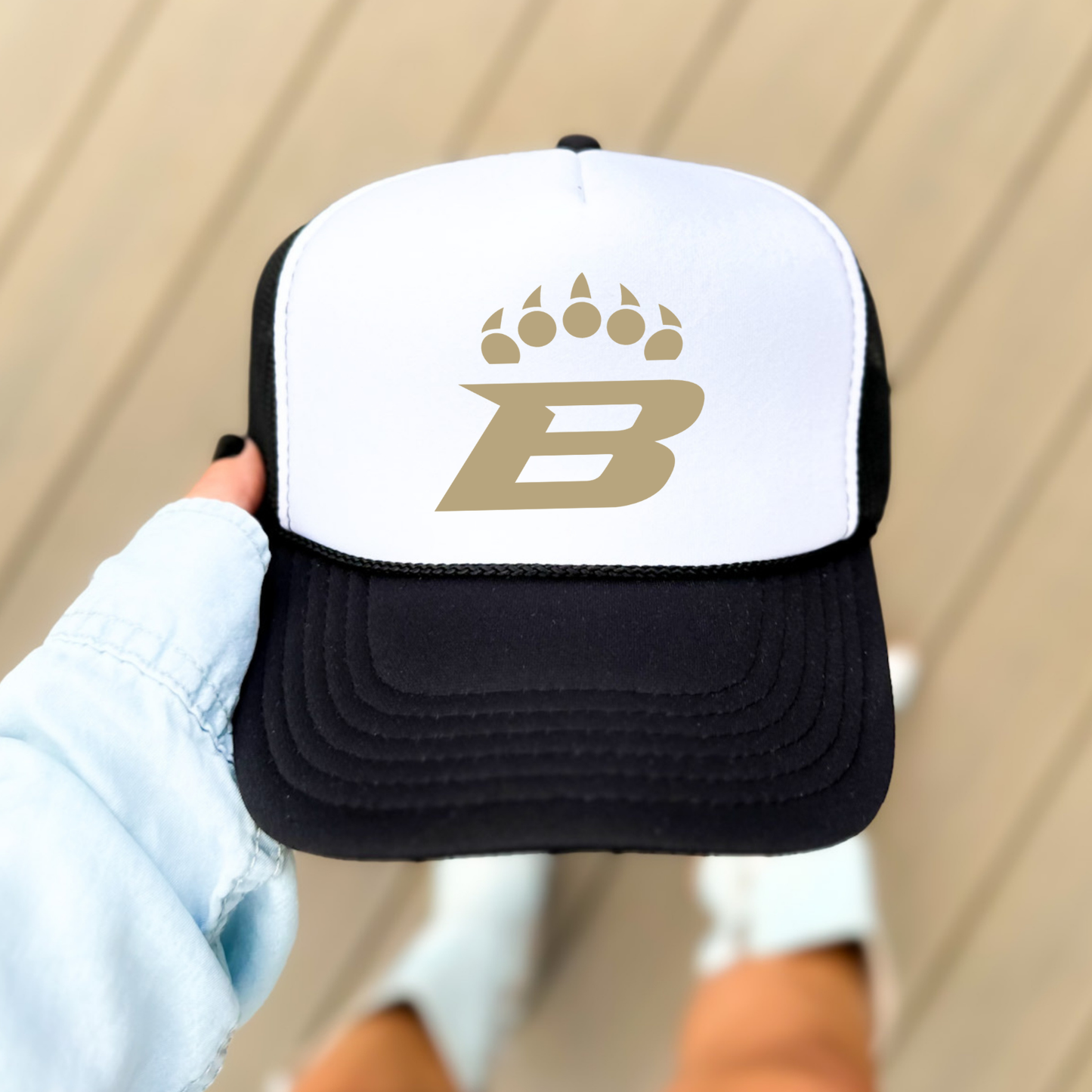 BRUINS: B-Claw Foam Trucker Hat