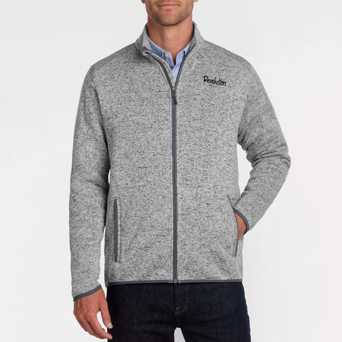 Revolution Mortgage: Embroidered, Port Authority® Sweater Fleece Jacket