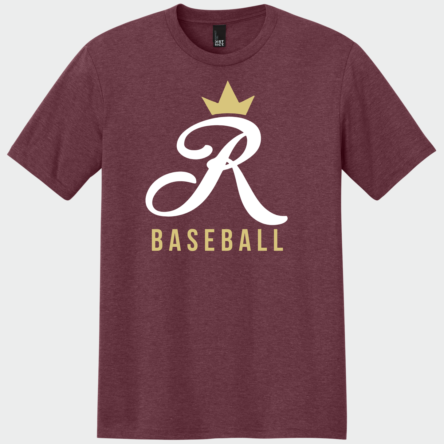 TCR: Crown R Baseball, Triblend tee