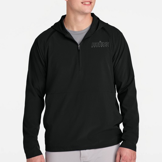 BRUINS: 1/2 Zip Hooded Jacket