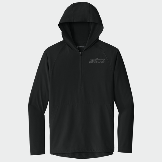 BRUINS: 1/2 Zip Hooded Jacket
