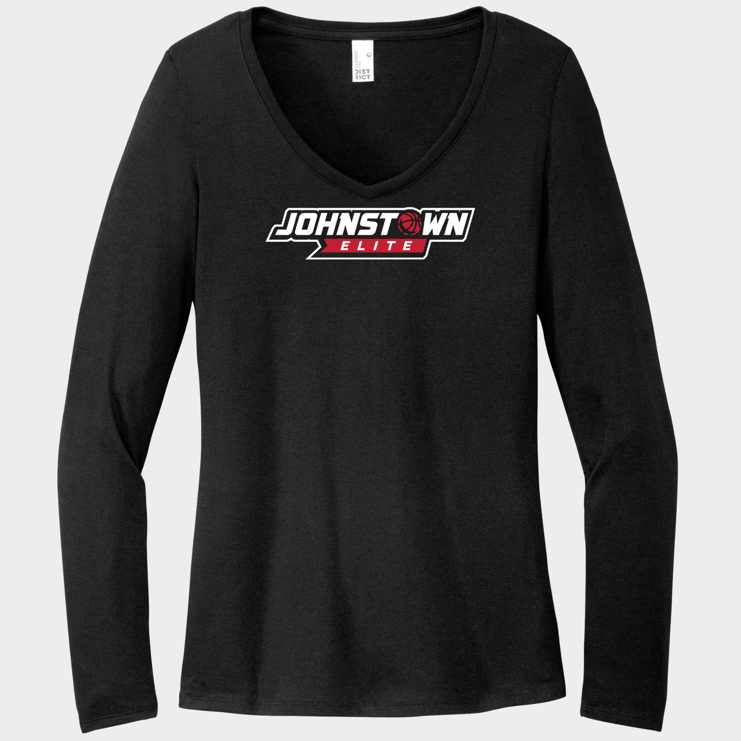 JEB: Johnstown Elite Basketball Women's Triblend V-Neck Long Sleeve T-Shirt