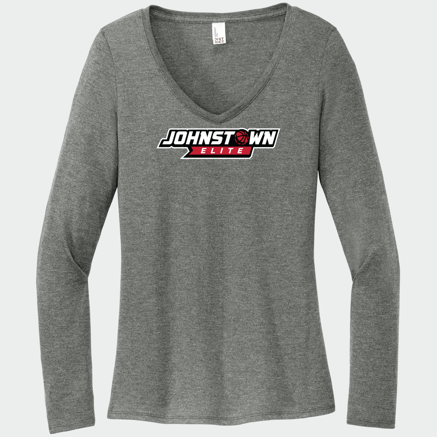 JEB: Johnstown Elite Basketball Women's Triblend V-Neck Long Sleeve T-Shirt