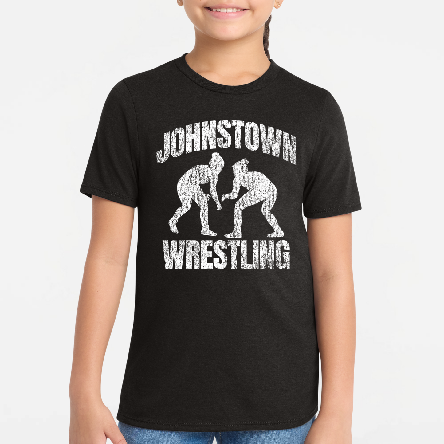 JYAA: Johnstown Wrestling *distressed graphic* Blended T-Shirt