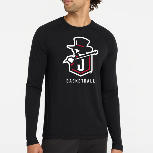 JYAA: Johnstown Basketball Raglan Long Sleeve Triblend Tech T-Shirt