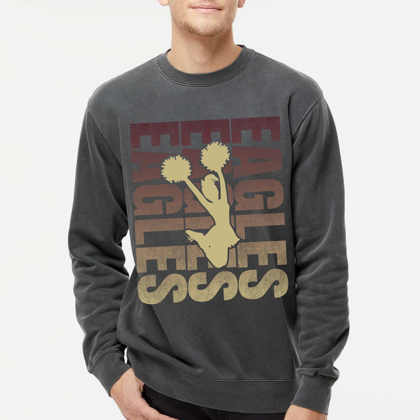 NAYCheer: Pigment-Dyed Crew Sweatshirt