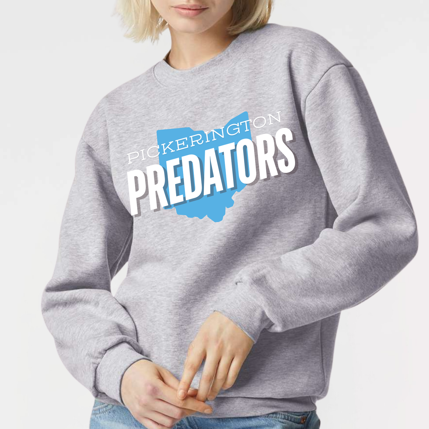 Pick Predators: Ohio Letter Crew Sweatshirt