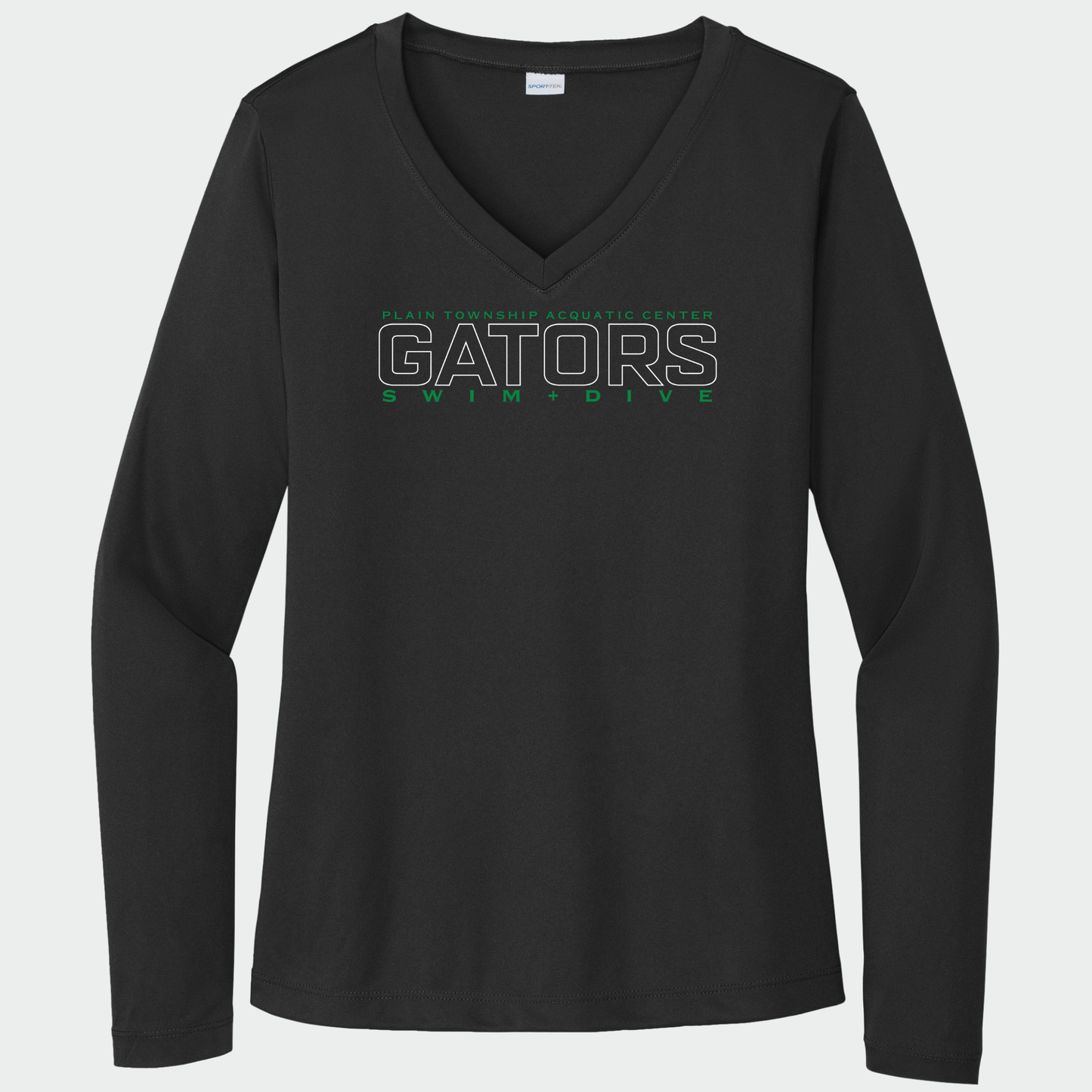 PTAC: Gators Women's Tech V-Neck Long Sleeve Tee
