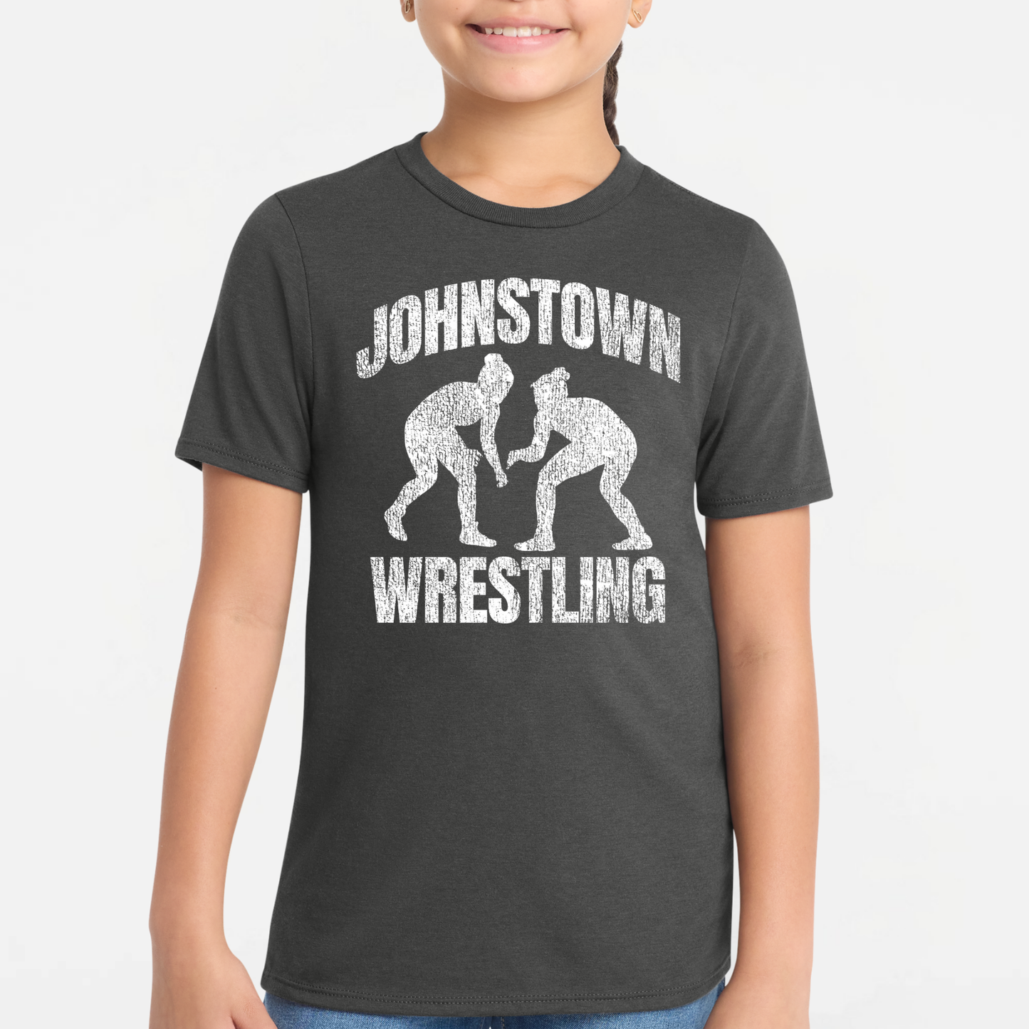 JYAA: Johnstown Wrestling *distressed graphic* Blended T-Shirt