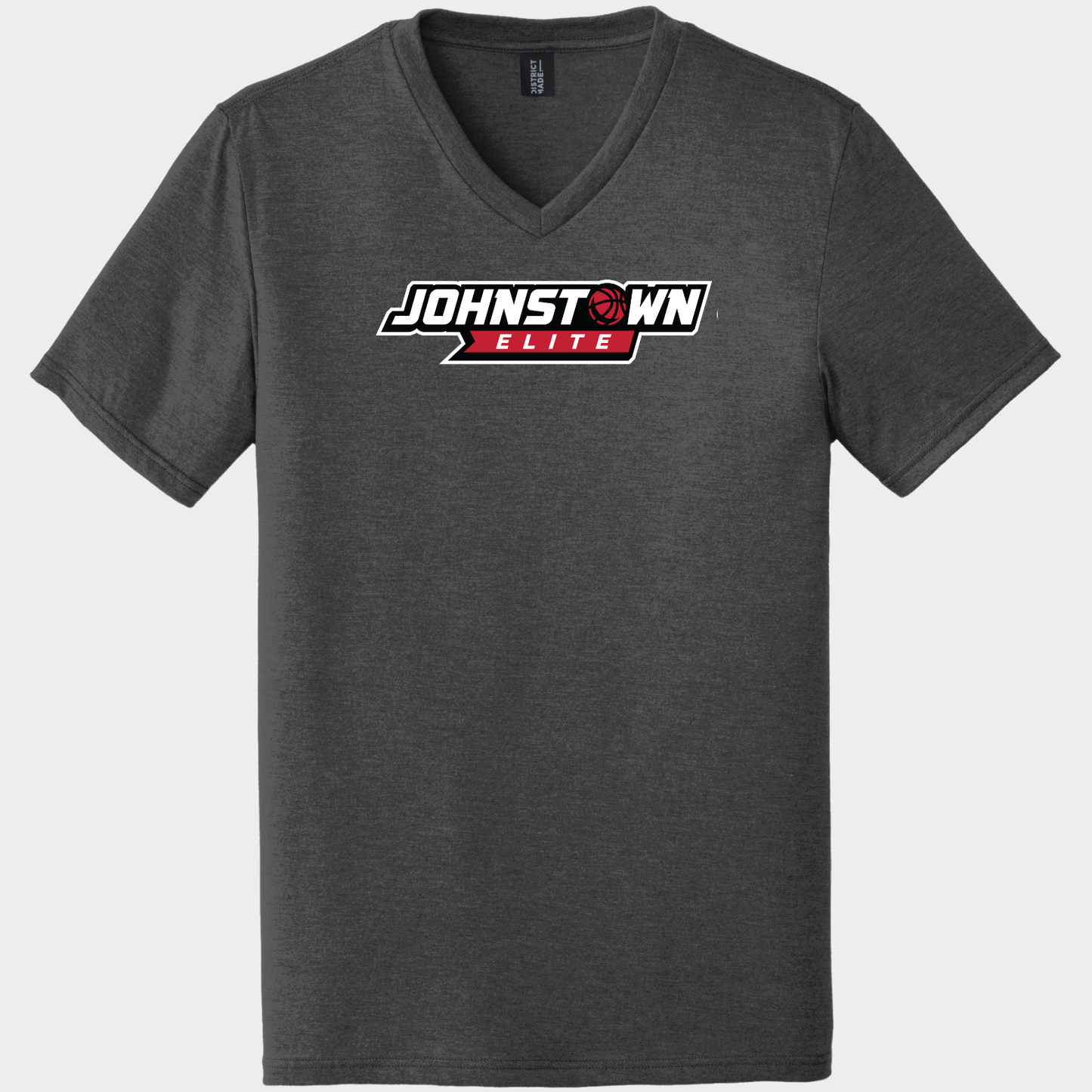JEB: Johnstown Elite Basketball Triblend Short Sleeve V-Neck T-Shirt