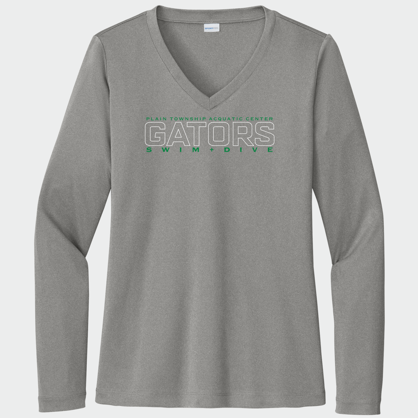 PTAC: Gators Women's Tech V-Neck Long Sleeve Tee